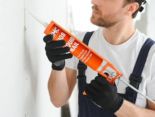 Interior Construction Nail-Free Adhesive