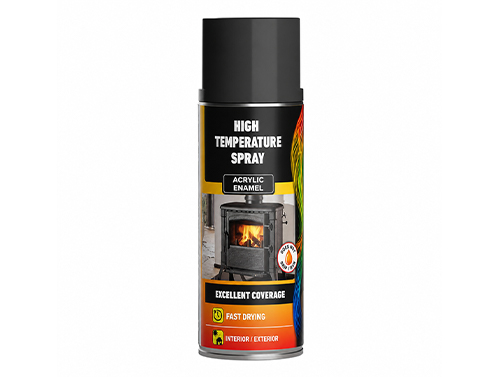 High-temperature spray painting
