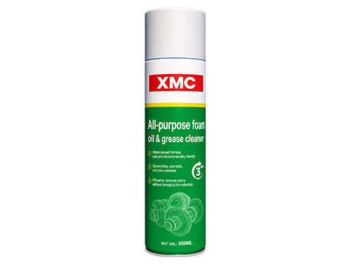 All-purpose foam oil & grease cleaner