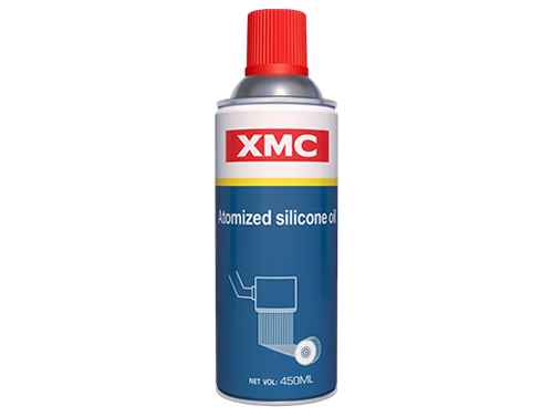 Atomized silicone oil